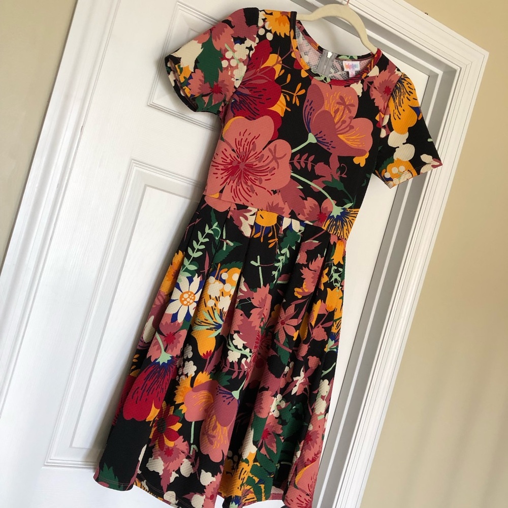 Lularoe Floral Amelia Dress